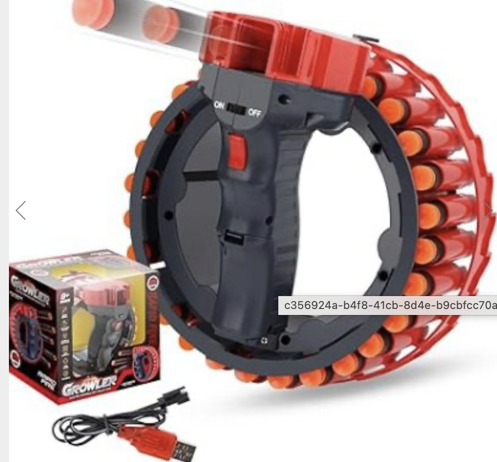 Pistola De Dardos Tambor Giratorio